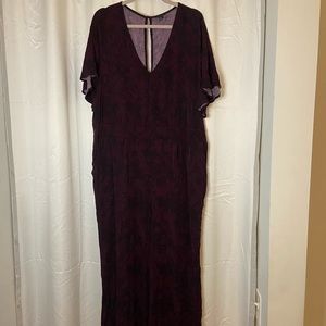 Torrid short sleeve jumpsuit